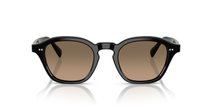 Oliver Peoples Eyles avec une monture Noir et des verres Brun - L'image 2