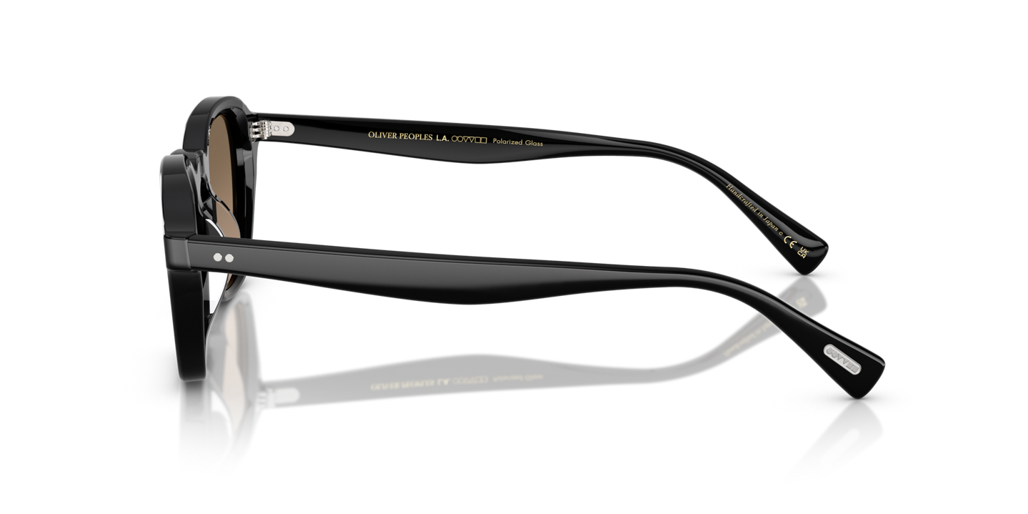 Oliver Peoples Eyles with Black frame and Brown lenses - Image Filigrees