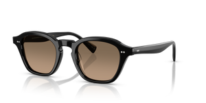 Oliver Peoples Eyles con montatura Nero e lenti  Marrone - L'immagine 1