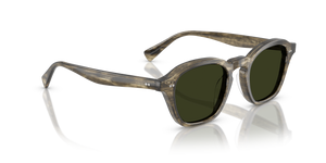 Oliver Peoples Eyles with Soft Olive Bark frame and Green lenses - Image 3