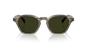 Oliver Peoples Eyles with Soft Olive Bark frame and Green lenses - image 2