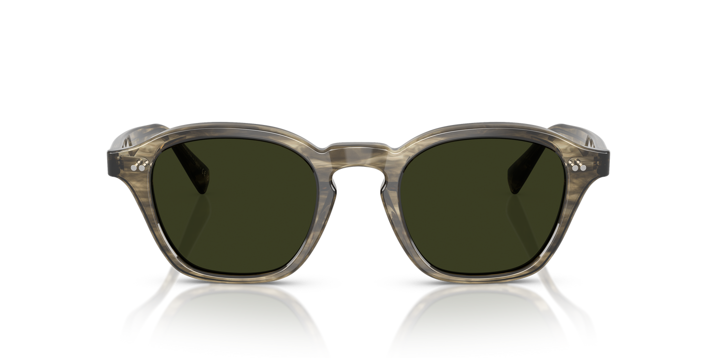 Oliver Peoples Eyles with Soft Olive Bark frame and G-15 Polar