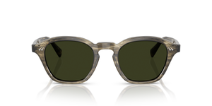 Sie Oliver Peoples Eyles mit Soft Olivgrün Bark Gestell und Grün Gläsern - Das Bild 2