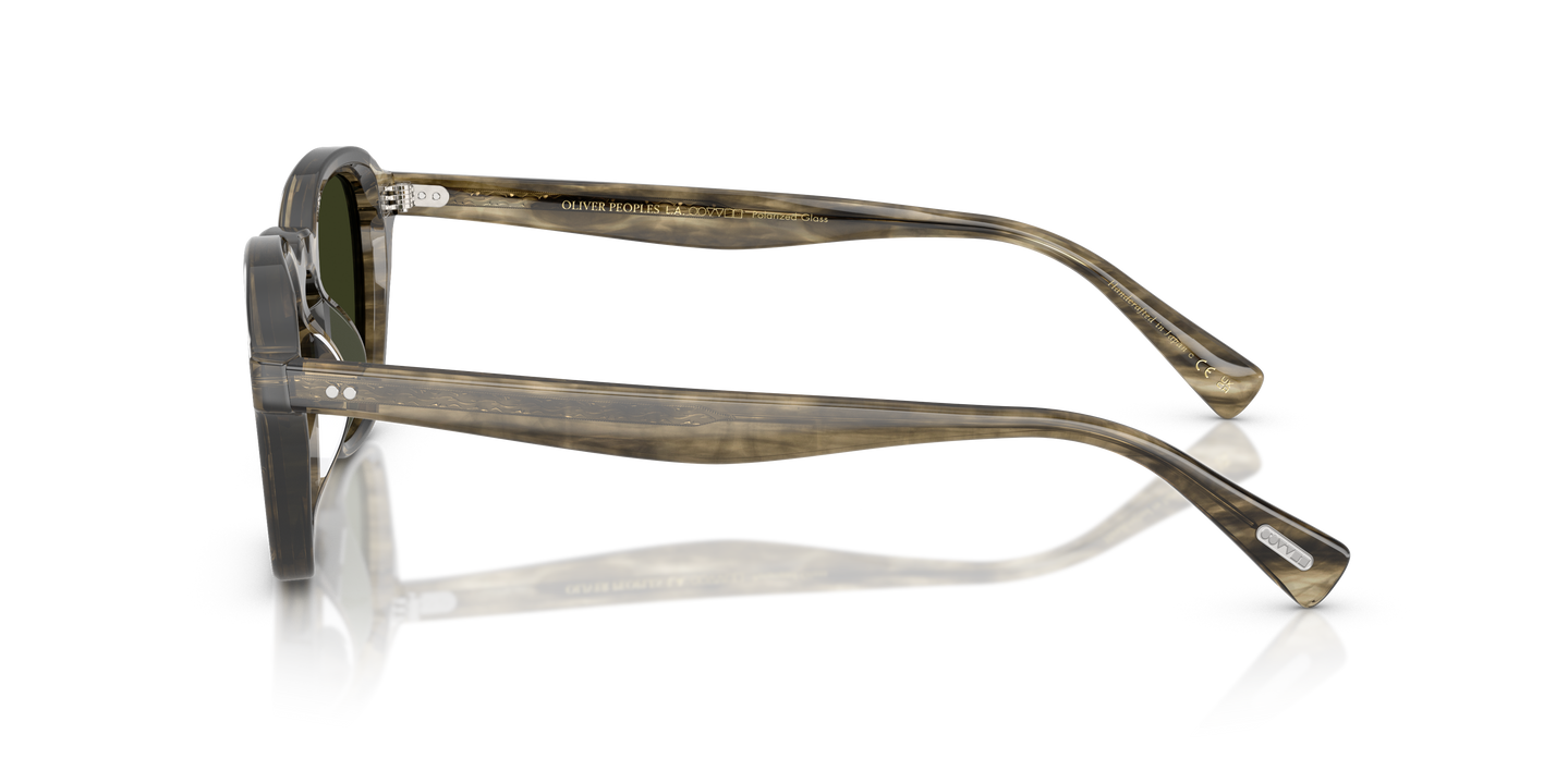 Oliver Peoples Eyles with Soft Olive Bark frame and G-15 Polar