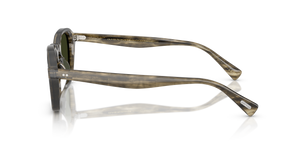 Oliver Peoples Eyles with Soft Olive Bark frame and Green lenses - Image 4