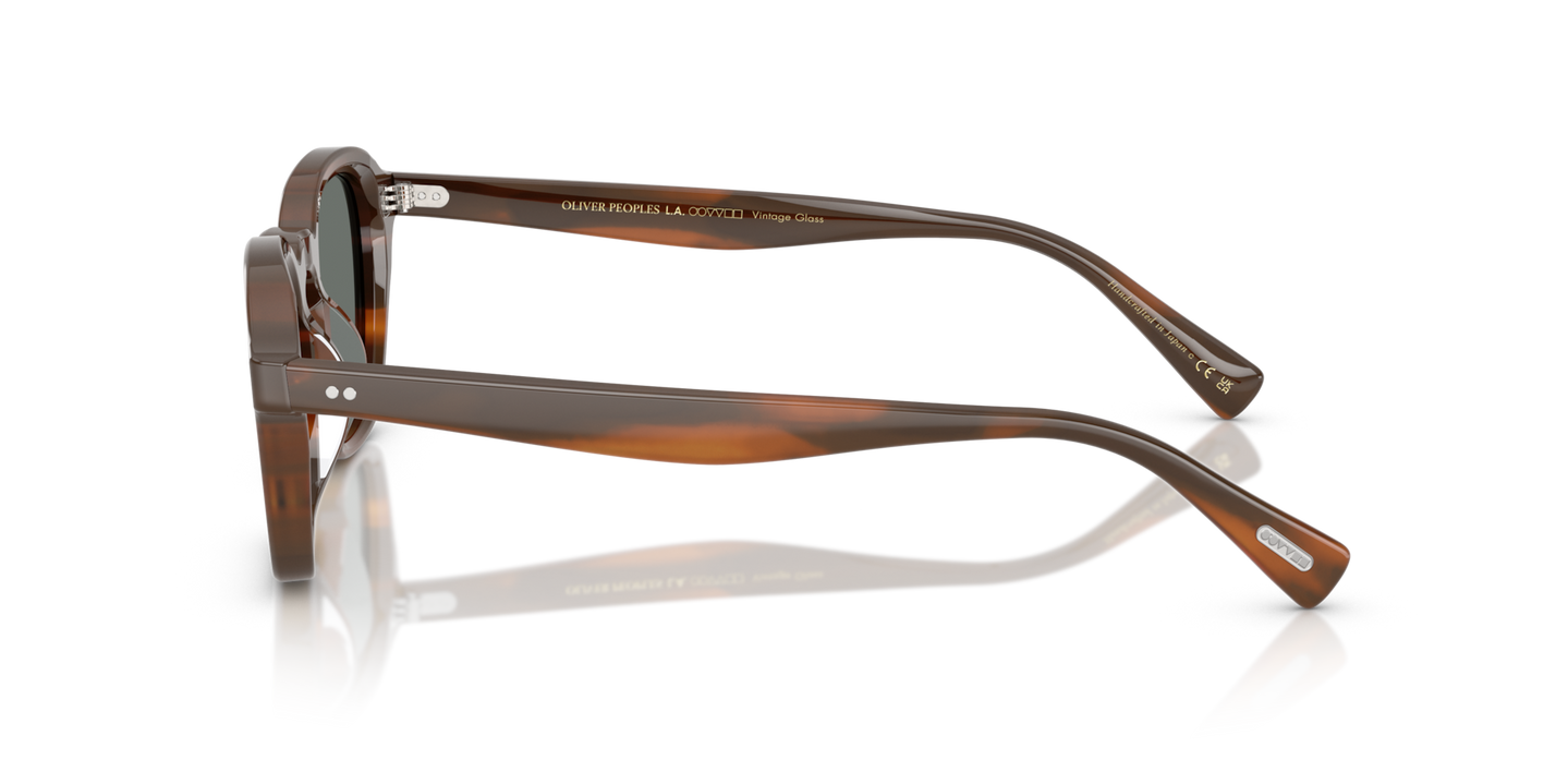 Oliver Peoples Eyles with Sycamore frame and Blue lenses - Image Filigrees