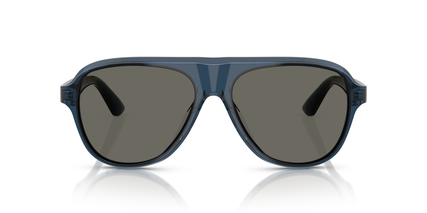 Oliver Peoples Paul Newman Sun with Newman Blue frame and Grey lenses - Image Lenses