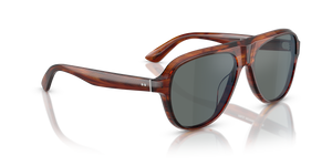 Sie Oliver Peoples Paul Newman Sun mit Bernstein dunkel Rauchgrau Gestell und Blau Gläsern - Bild 3
