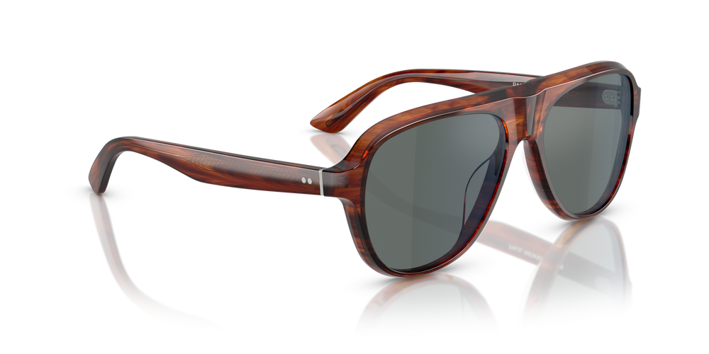 Oliver Peoples Paul Newman Sun with Dark Amber Smoke frame and Blue lenses - image 3