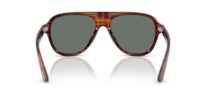 Sie Oliver Peoples Paul Newman Sun mit Bernstein dunkel Rauchgrau Gestell und Blau Gläsern - Bild 5