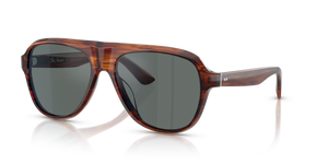 Oliver Peoples Paul Newman Sun with Dark Amber Smoke frame and Blue lenses - image 1