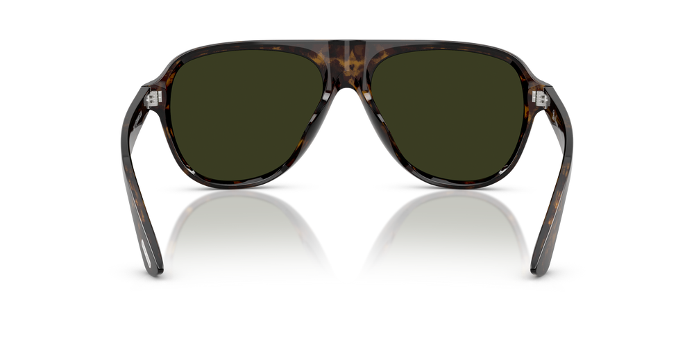 Oliver Peoples Paul Newman Sun avec une monture Walnut Tortoise et des verres Vert - L'image 5