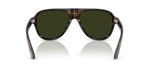Oliver Peoples Paul Newman Sun avec une monture Walnut Tortoise et des verres Vert - L'image 5