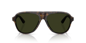 Oliver Peoples Paul Newman Sun with Walnut Tortoise frame and Green lenses - image 2
