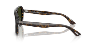 Oliver Peoples Paul Newman Sun with Walnut Tortoise frame and Green lenses - Image 4