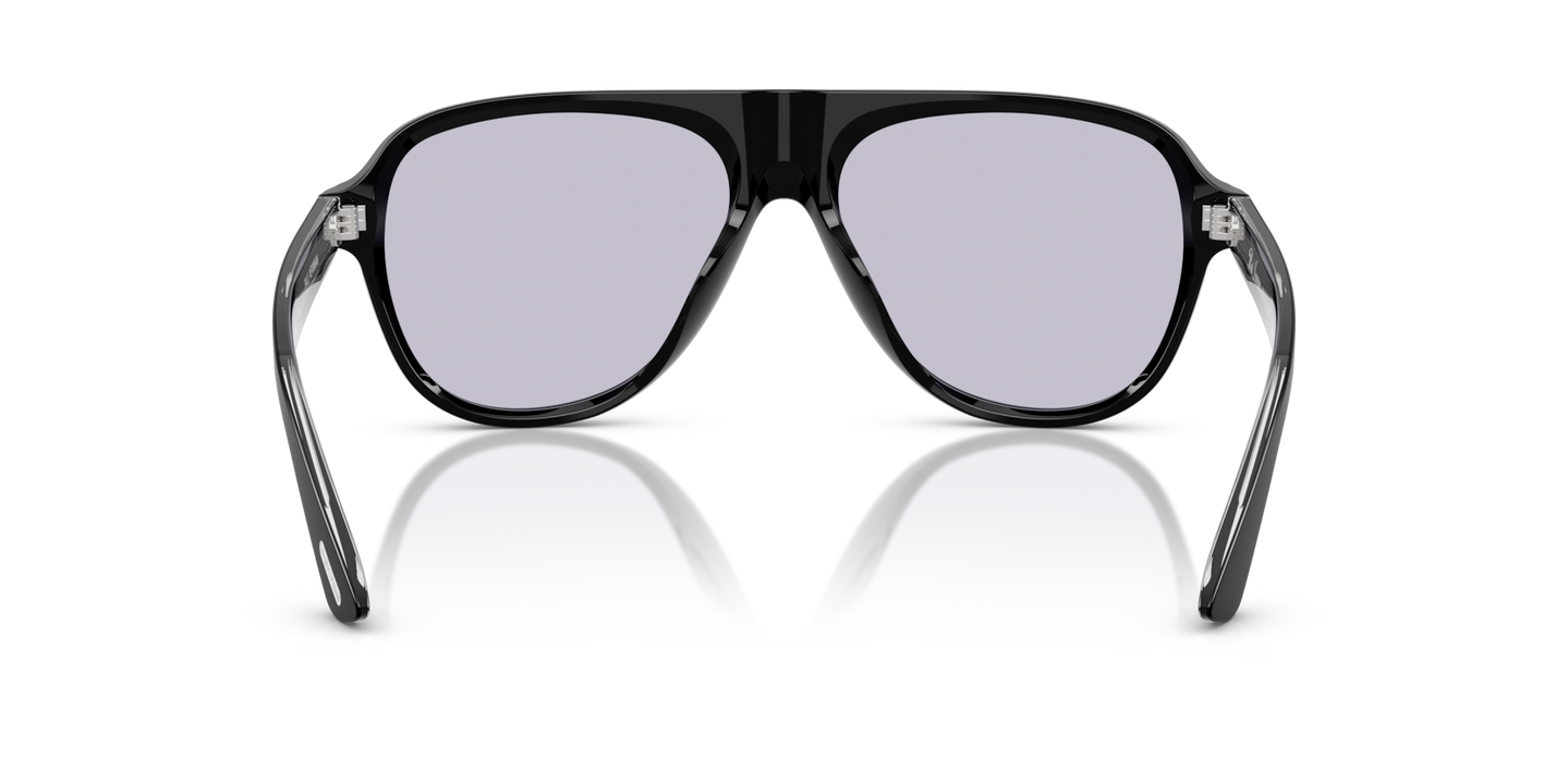 Oliver Peoples Paul Newman mit Schwarz Gestell - Bild Stegplättchen