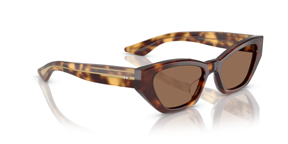 Oliver Peoples 1961C con montura Caoba oscuro y lentes Marrón - El 3