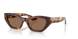 Oliver Peoples 1961C con montura Caoba oscuro y lentes Marrón - El 1