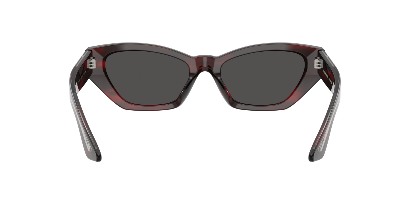 Oliver Peoples 1961C with Bordeaux Bark frame and Grey lenses - Image Nosepads