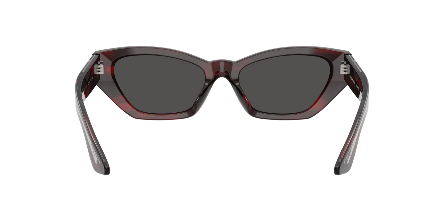 Oliver Peoples 1961C con montatura Bark bordeaux e lenti  Grigio - Immagine Naselli