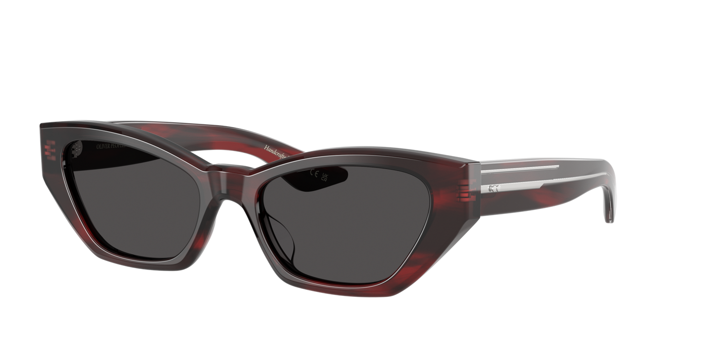Oliver Peoples 1961C with Bordeaux Bark frame and Grey lenses - Image Pins