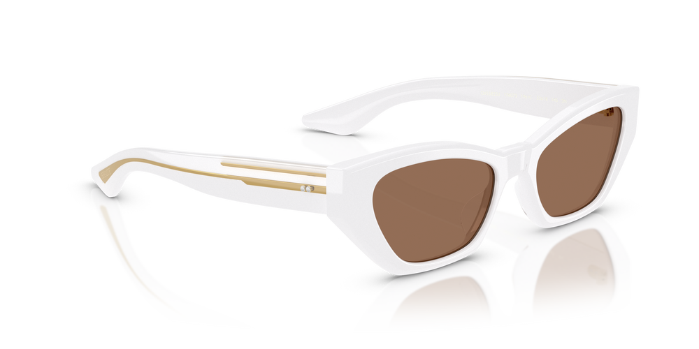 Oliver Peoples 1961C con montura Blanco y lentes Marrón - El 3