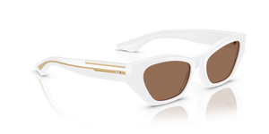 Oliver Peoples 1961C con montura Blanco y lentes Marrón - El 3