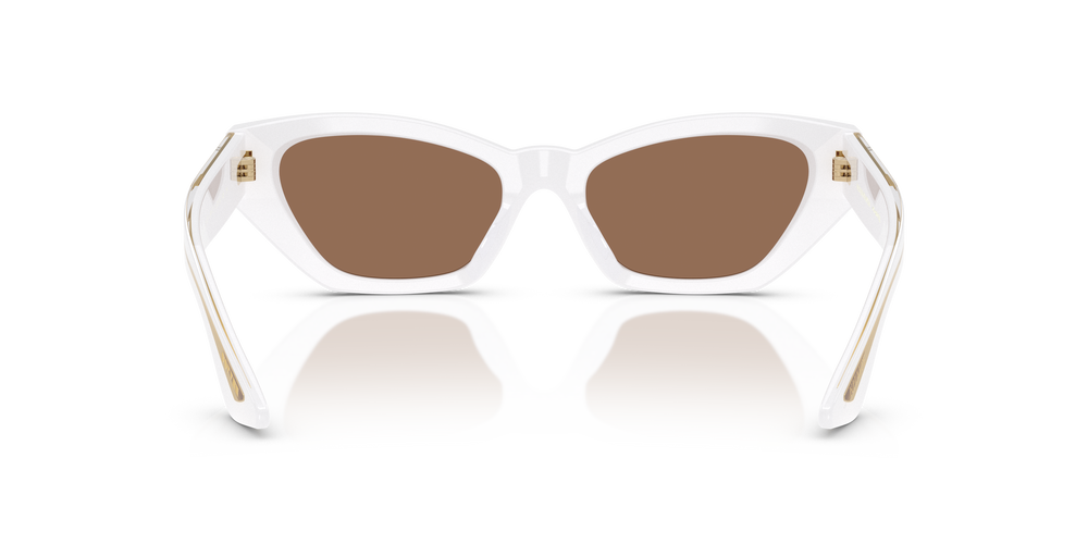 Oliver Peoples 1961C con montura Blanco y lentes Marrón - El 5