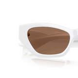 Oliver Peoples 1961C with White frame and Brown lenses - Variant