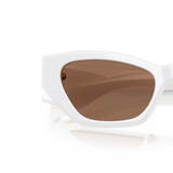 Oliver Peoples 1961C with White frame and Brown lenses - Variant