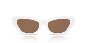 Oliver Peoples 1961C con montura Blanco y lentes Marrón - El 2