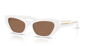 Oliver Peoples 1961C con montura Blanco y lentes Marrón - El 1