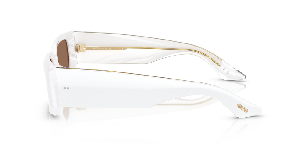 Oliver Peoples 1995C con montura Blanco y lentes Marrón - imagen 4