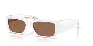 Oliver Peoples 1995C con montura Blanco y lentes Marrón - imagen 1
