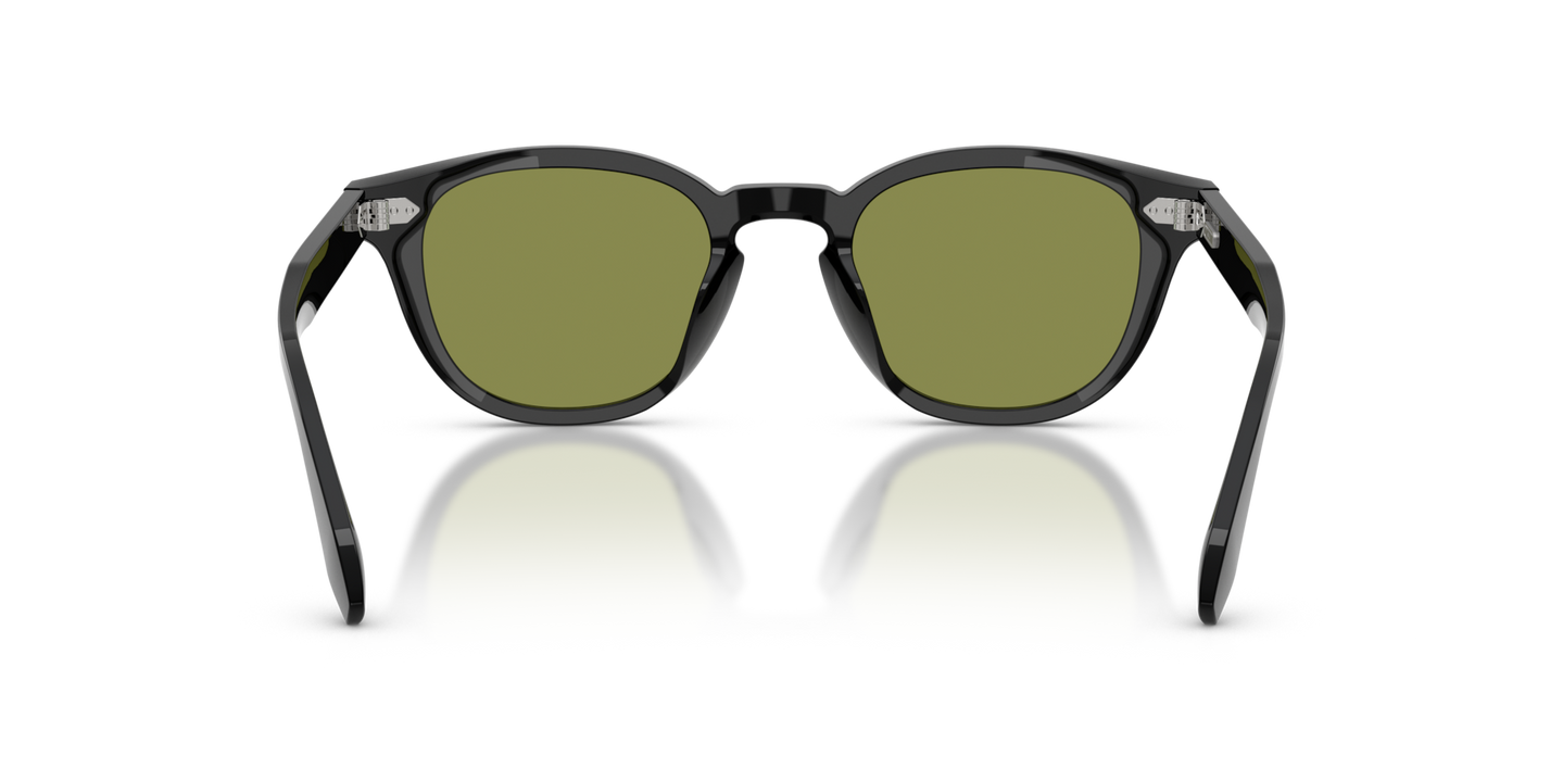 Oliver Peoples N.09 Sun with Black frame and Transparent lenses - Image Nosepads
