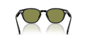 Sie Oliver Peoples N.09 Sun mit Schwarz Gestell und Transparent Gläsern - Das Bild 6