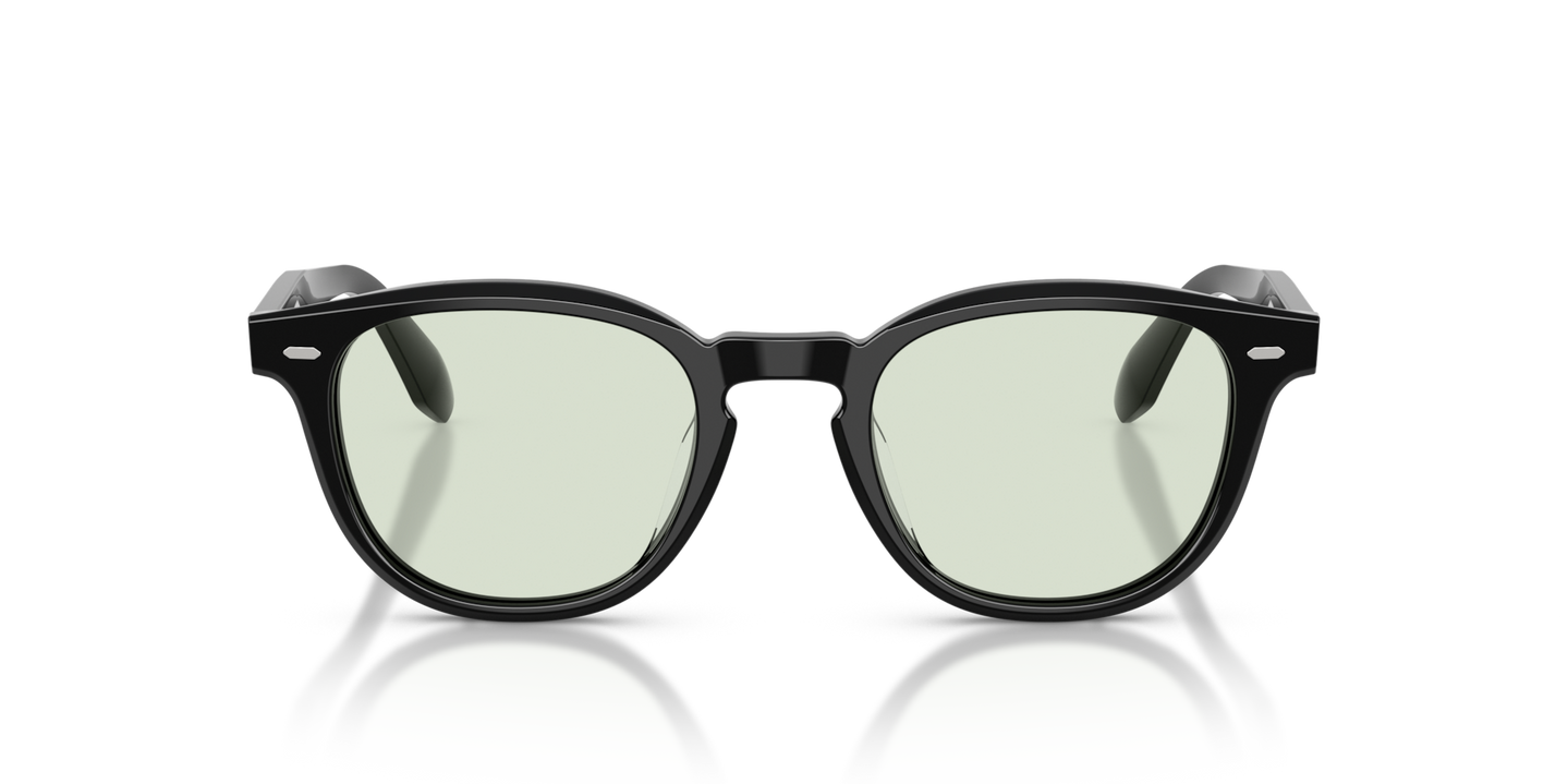 Oliver Peoples N.09 Sun with Black frame and Transparent lenses - Image Material