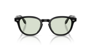 Sie Oliver Peoples N.09 Sun mit Schwarz Gestell und Transparent Gläsern - Das Bild 3