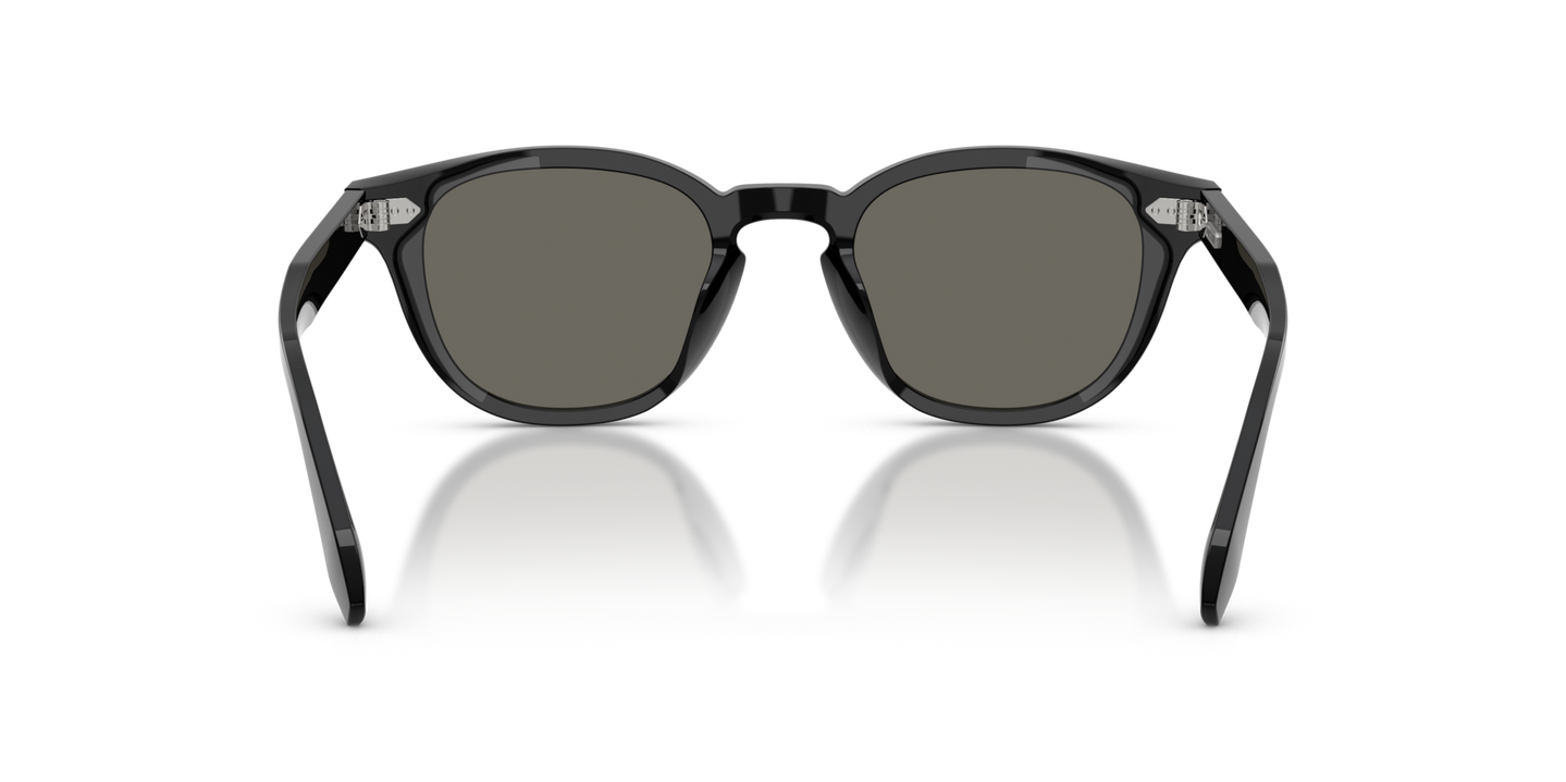 Oliver Peoples N.09 Sun con montura Negro y lentes Gris - Imagen Plaquetas nasales