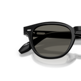 Sie Oliver Peoples N.09 Sun mit Schwarz Gestell und Grau Gläsern - Variant