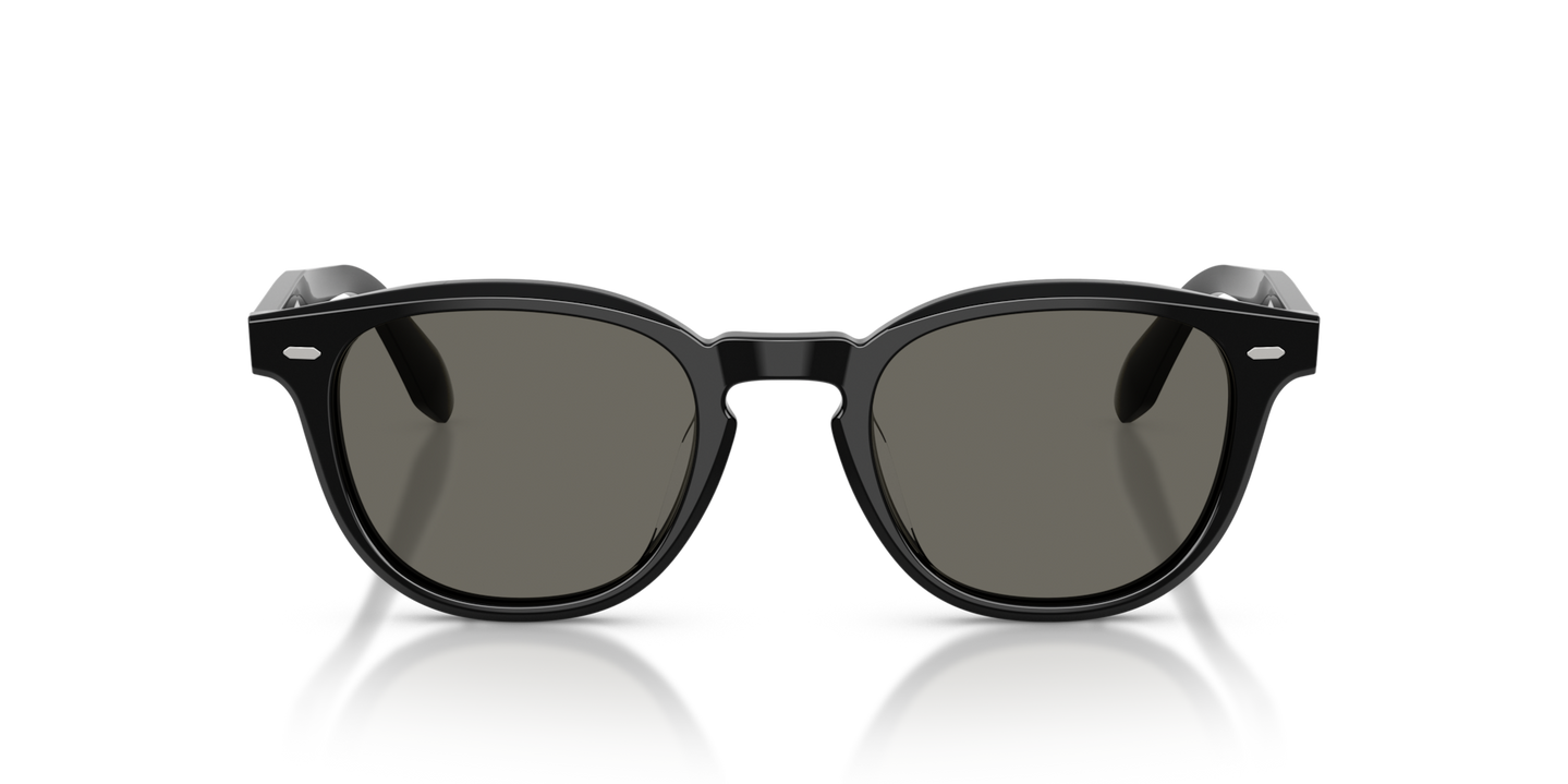 Oliver Peoples N.09 Sun con montura Negro y lentes Gris - Imagen Material