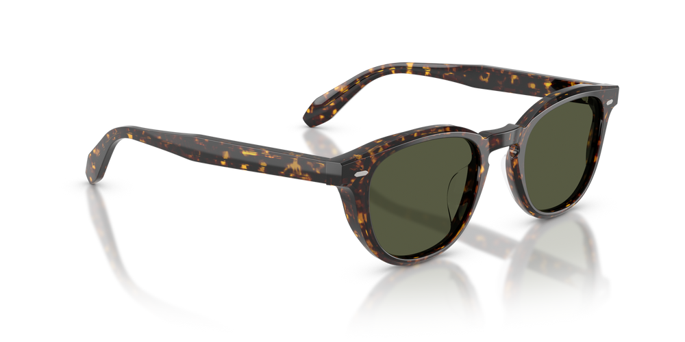 Oliver Peoples N.09 Sun con montatura Tartarugato Atago e lenti  Verde - immagine 3