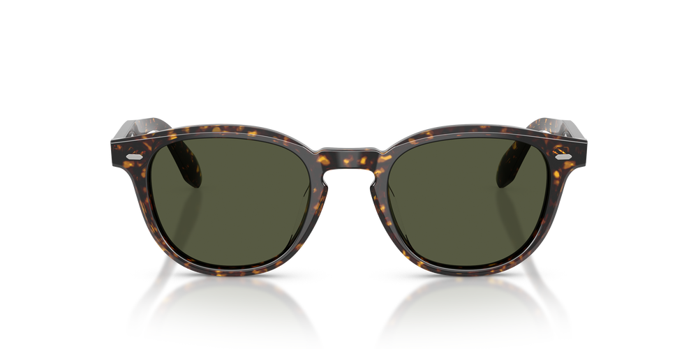 Oliver Peoples N.09 Sun con montatura Tartarugato Atago e lenti  Verde - L'immagine 2
