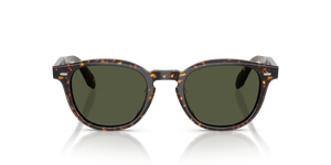Oliver Peoples N.09 Sun with Atago Tortoise frame and Green lenses - Image 2