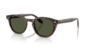 Oliver Peoples N.09 Sun con montatura Tartarugato Atago e lenti  Verde - immagine 1
