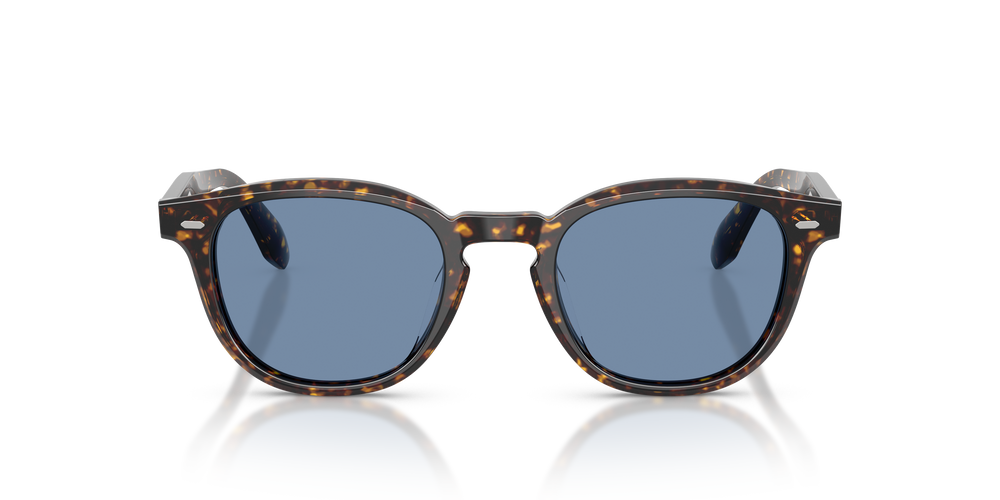 Oliver Peoples N.09 Sun with Atago Tortoise frame and Sky Blue Oliver Peoples N.09 Sun with Atago Tortoise frame and Sky Blue