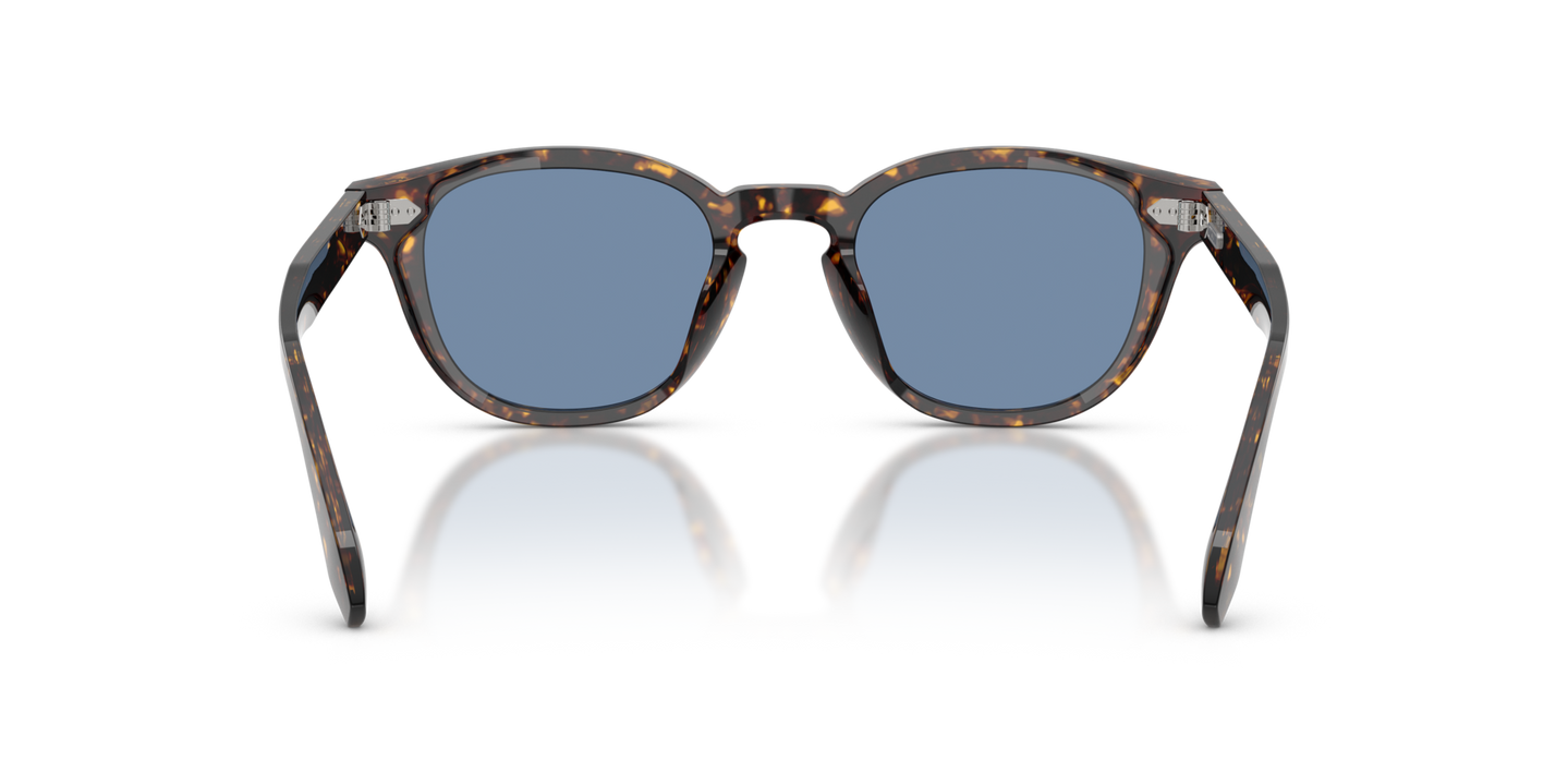 Oliver Peoples N.09 Sun with Atago Tortoise frame and Transparent lenses - Image Nosepads
