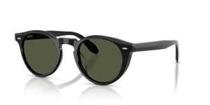 Oliver Peoples N.07 Sun con montatura Nero e lenti  Verde - L'immagine 1