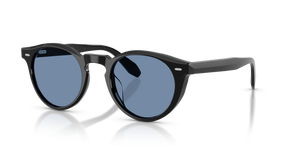 Oliver Peoples N.07 Sun avec une monture Noir et des verres Transparent - image 8