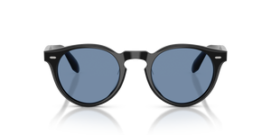 Sie Oliver Peoples N.07 Sun mit Schwarz Gestell und Transparent Gläsern - Das Bild 9